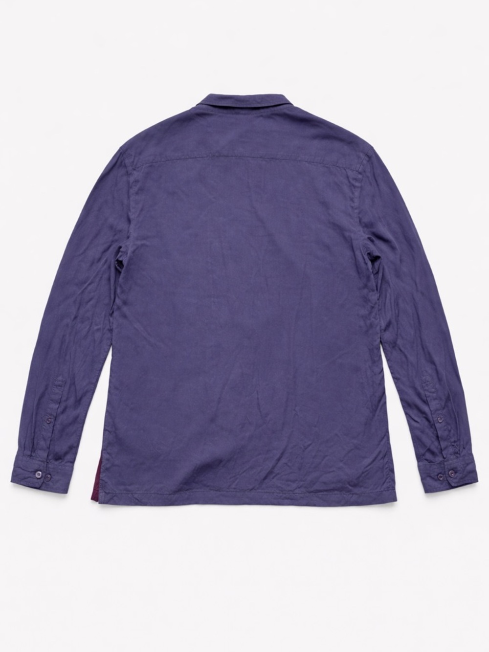 ASOS Dark Navy Collared Button Shirt - Picture 2 of 7